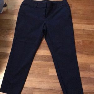 Loft super stretchy navy ankle pant